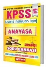 2022 KPSS Lisans Sıradışı Anayasa Soru Bankası