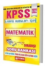 2022 KPSS Lisans Sıradışı Matematik Soru Bankası