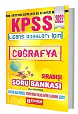 2022 KPSS Lisans Sıra Dışı Coğrafya Soru Bankası