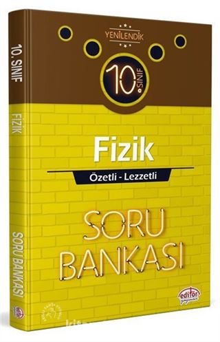 10. Sınıf Fizik Özetli Lezzetli Soru Bankası