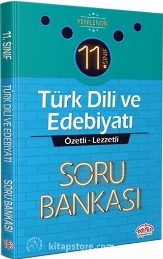 11. Sınıf Türk Dili ve Edebiyatı Özetli Lezzetli Soru Bankası