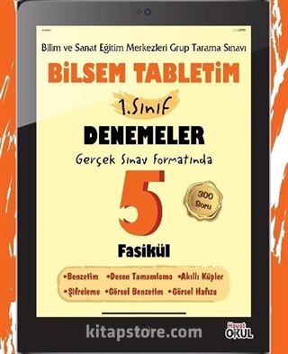 Bilsem Tabletim 1. Sınıf Denemeler 5 Fasikül