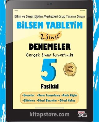 Bilsem Tabletim 2. Sınıf Denemeler 5 Fasikül