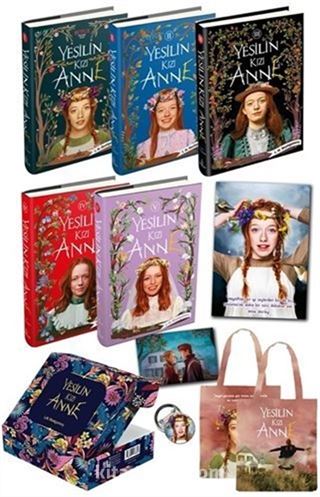 Yeşilin Kızı Anne Set (5 Kitap Kutulu Set) Ciltli