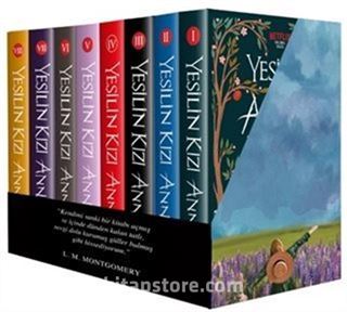 Yeşilin Kızı Anne Karton Kutulu Set (8 Kitap)