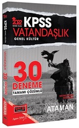 2022 KPSS Genel Kültür Ataman Vatandaşlık Tamamı Çözümlü 30 Deneme