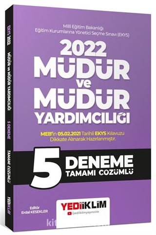 2022 MEB EKYS Müdür ve Müdür Yardımcılığı Tamamı Çözümlü 5 Deneme