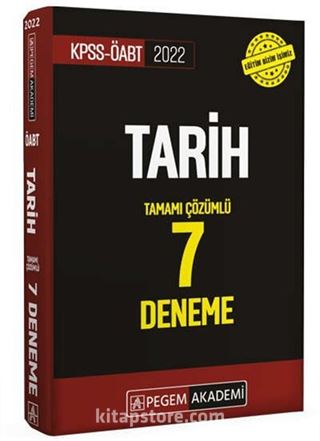 2022 KPSS ÖABT Tarih 7 Deneme