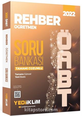 2022 ÖABT Rehber Öğretmen Tamamı Çözümlü Soru Bankası