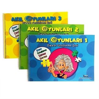 Akıl Oyunları Dikkat Geliştirme Seti (3 Kitap)