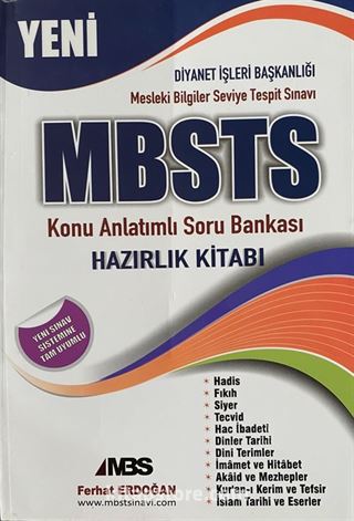 MBS MBSTS Konu Anlatımlı Soru Bankası