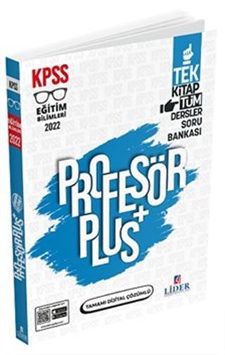 2022 KPSS Eğitim Bilimleri Profesör Dijital Çözümlü (Qr Kod) Soru Bankası