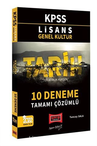 2022 KPSS Lisans Genel Kültür Tarih Tamamı Çözümlü 10 Deneme