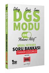 2022 DGS Modu Sözel Yetenek Tamamı Çözümlü Soru Bankası