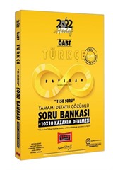 2022 ÖABT Payidar Türkçe Öğretmenliği 1150 Soru Tamamı Detaylı Çözümlü Soru Bankası + 10x10 Kazanım Denemesi