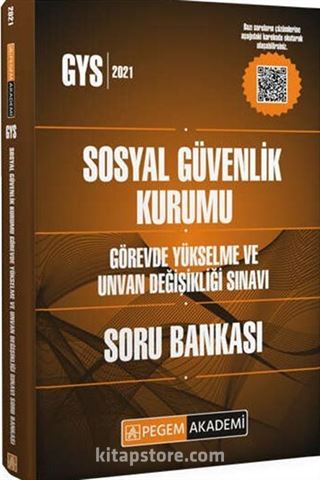 GYS Sosyal Güvenlik Kurumu Görevde Yükselme ve Unvan Değişikliği Sınavları Soru Bankası