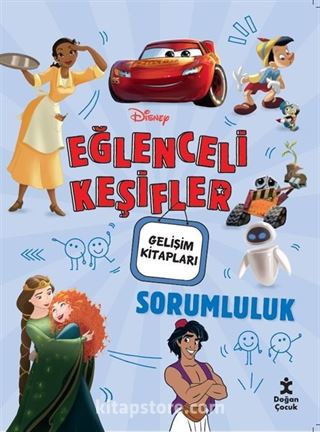 Disney Eğlenceli Keşifler Sorumluluk Gelişim Kitabı