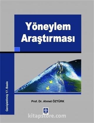 Yöneylem Araştırması (Ahmet Öztürk)