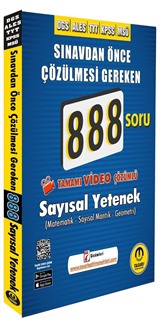 DGS - ALES Video Çözümlü 888 Sayısal Soru Bankası