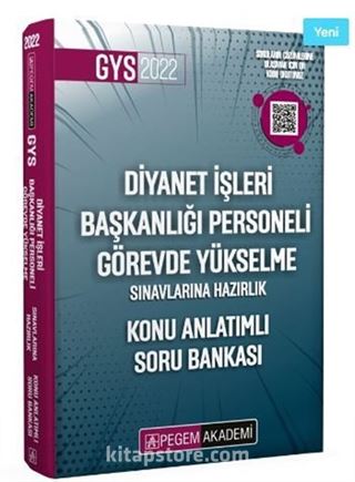 2022 Diyanet İşleri Başkanlığı Personeli Görevde Yükselme Sınavlarına Hazırlık Konu Anlatımlı Soru Bankası