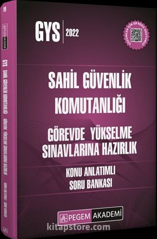 2022 Sahil Güvenlik Komutanlığı Görevde Yükselme Sınavlarına Hazırlık Konu Anlatımlı Soru Bankası