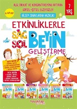 Etkinliklerle Sağ Beyin Sol Beyin Geliştirme (7 Yaş) 6'lı Set