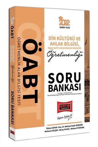 2022 ÖABT Din Kültürü ve Ahlak Bilgisi, İmam Hatip Lisesi Meslek Dersleri Öğretmenliği Soru Bankası