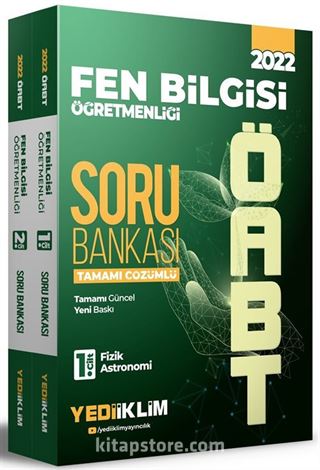 2022 ÖABT Fen Bilgisi Öğretmenliği Tamamı Çözümlü Soru Bankası (2 Cilt)