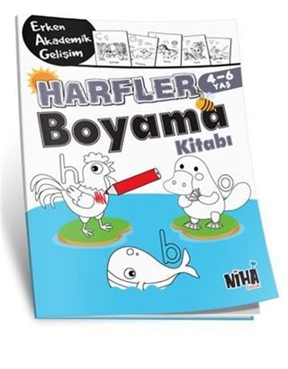 EAG Harfler Boyama Kitabı 4-6 Yaş