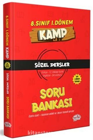 8. Sınıf 1. Dönem Kamp Sözel Dersler Soru Bankası