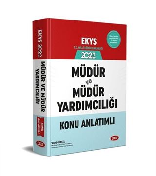 2023 MEB EKYS Müdür Müdür Başyardımcısı ve Müdür Yardımcısı Hazırlık Kitabı