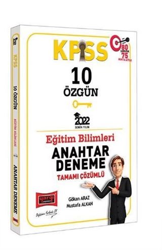 2022 KPSS Eğitim Bilimleri Tamamı Çözümlü 10 Özgün Anahtar Deneme