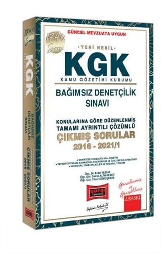 2022 Yeni Nesil KGK Bağımsız Denetçilik Sınavı Konularına Göre Düzenlenmiş Tamamı Ayrıntılı Çözümlü Çıkmış Sorular 2. Baskı