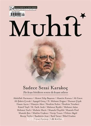 Muhit Aylık Edebiyat Fikir Dergisi Sayı:24 Aralık 2021