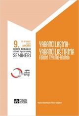 9. Uluslararası Eğitimde Yaratıcı Drama Semineri 03-07 Mart 2003) Yabancılaşma-Yabancılaştırma Forum Tiyatro Drama