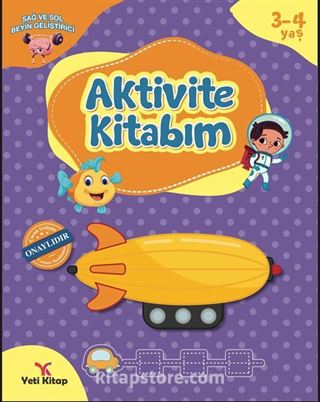 3-4 Yaş Aktivite Kitabı