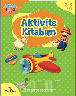 2-3 Yaş Aktivite Kitabı