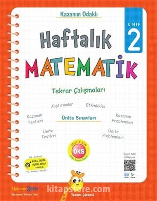 2.Sınıf Haftalık Matematik - Tekrar Çalışmaları