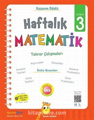 3.Sınıf Haftalık Matematik - Tekrar Çalışmaları