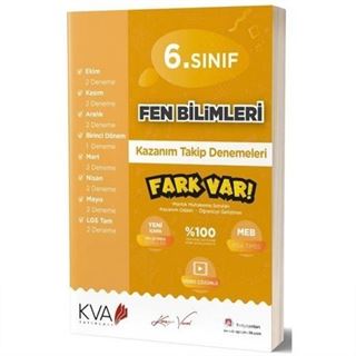 6. Sınıf Fen Bilimleri Kazanım Takip Denemeleri