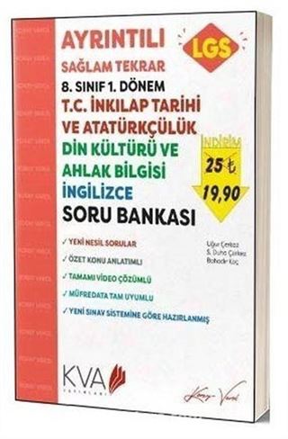 8. Sınıf 1. Dönem İnkılap Din İngilizce Soru Bankası Ayrıntılı Sağlam Tekrar