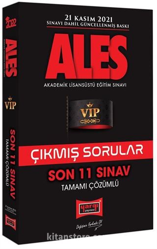 ALES Son 11 Sınav Tamamı Çözümlü Çıkmış Sorular