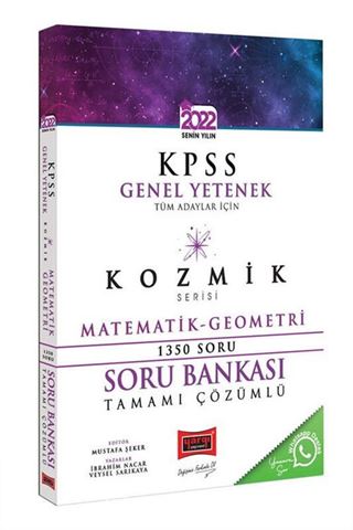 2022 KPSS Tüm Adaylar İçin Genel Yetenek Kozmik Serisi Tamamı Çözümlü Matematik Geometri Soru Bankası