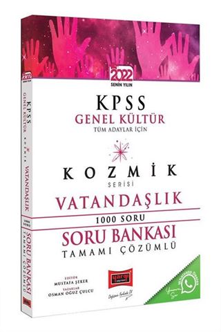 2022 KPSS Tüm Adaylar İçin Genel Kültür Kozmik Serisi Tamamı Çözümlü Vatandaşlık Soru Bankası