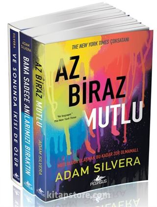 Az Biraz Mutlu - Bana Sadece Anılarımızı Bıraktın - Ve Sonunda İkisi de Ölür (3 Kitap Set)