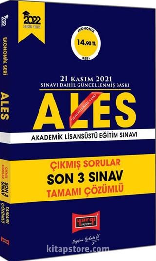 2022 ALES Ekonomik Seri Tamamı Çözümlü Son 3 Sınav Çıkmış Sorular