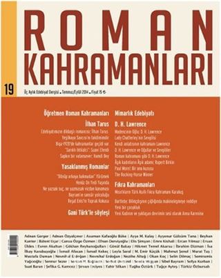 Roman Kahramanları Sayı: 19 (Temmuz-Eylül 2014)