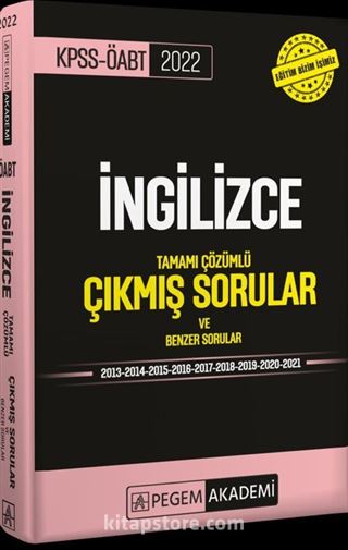 2022 KPSS ÖABT İngilizce Tamamı Çözümlü Çıkmış Sorular