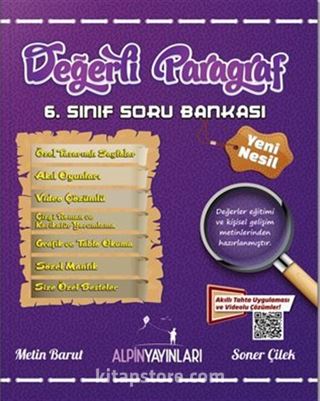 6. Sınıf Değerli Paragraf Soru Bankası