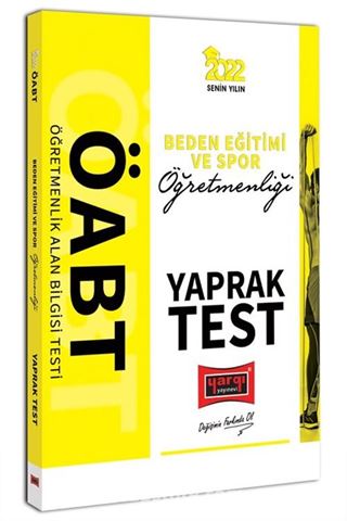 2022 ÖABT Beden Eğitimi ve Spor Öğretmenliği Yaprak Test